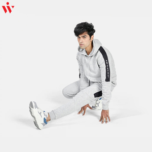 Chándal de Invierno Unisex de Alta Calidad, Talla Grande, Media Manga, XXL XL, Diseño de Logotipo Personalizado, Impresión, 100% Algodón, Antibacteriano - Product Image 3