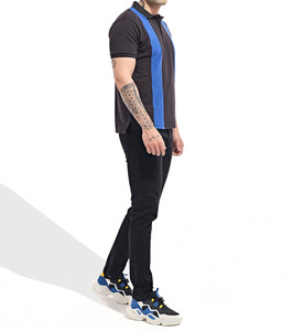 Logo personnalisé imprimé de polos en tissu polyester respirant pour sports d'extérieur, tennis et course à pied - Product Image 4