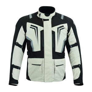 เสื้อแจ็คเก็ตหนังแท้สำหรับขี่มอเตอร์ไซค์และแข่งรถ ออกแบบสั่งทำพิเศษสำหรับมือโปร ไซส์ใหญ่พิเศษสำหรับผู้ชาย ป้องกันรังสียูวี ระบายอากาศได้ดี - Product Image 5