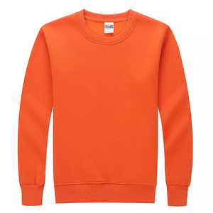 Sweatshirts en éponge française de haute qualité unisexes en polaire unie et confortable pour hommes tenues de sport d'automne personnalisées en relief pour l'hiver - Product Image 5