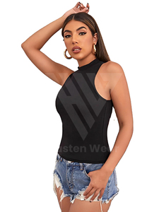 Camiseta sin Mangas con Cuello Redondo para Mujer, Suave, de Felpa, Informal, Ecológica, para Hacer Ejercicio, Uso Diario, Transpirable - Product Image 2