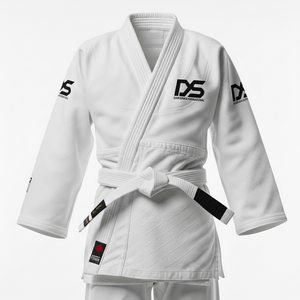 Corte europeo y japonés más vendido para entrenamiento de Karate y BJJ Mezcla de algodón y poliéster de primera calidad Conjunto de traje de artes marciales - Product Image 6