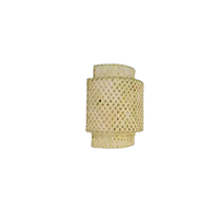 Nouvelle Arrivée PineCraft International Lampe Murale LED en Aluminium Style Moderne Luxe Abat-jour Marron Température de Couleur 3000~6000K Intérieur