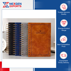Wholesale Quantity Available Assured Quality Spiral Binding PU Leather A5 <b>Diary</b> Notebook Customizable Logo OEM/ODM for Office - Product Image 2