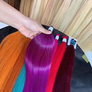 Extensions de cheveux naturels vietnamiens Nasa Hair 100g en vrac, super double drawn, longueur 60cm, toutes couleurs - Product Image 1