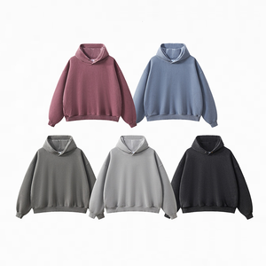 Durable Embroidered Custom Printed Winter Streetwear Pullover for Men and Women 100% Cotton Oversized Fit - Product Image 6