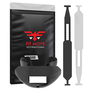 ที่ปิดปากลายโลโก้แบบเต็มรูปแบบ,ที่ปิดปากรักบี้อเมริกันฟุตบอลพร้อมแถบติดเพื่อป้องกันและปิดขอบ - Product Image 3