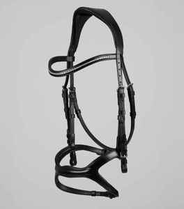 Bride de cheval en cuir robuste, modèle selle anglaise 2026, idéale pour l'équitation en plein air, équipement équestre, service de personnalisation OEM - Product Image 2
