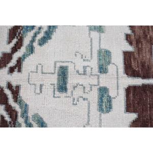 Tapis turc surdimensionné 9,1 x 12,6 pieds, tapis oriental vintage brun - Product Image 5