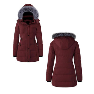 แจ็กเก็ตผู้หญิงสไตล์แฟชั่นใหม่เสื้อแจ็คเก็ตฤดูหนาวดีไซน์ปกแบบกำหนดเอง - Product Image 6