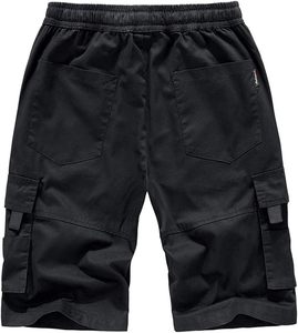 Shorts décontractés pour hommes Modran – Confortables, infroissables, séchage rapide, respirants, taille haute, braguette zippée, qualité supérieure, coton uni - Product Image 5