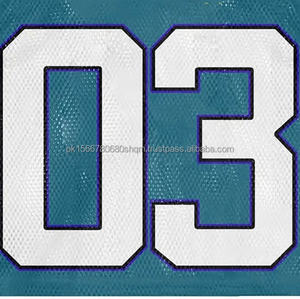 Venta al por mayor 100% poliéster sublimado recortado Retro fútbol Jersey Streetwear Oversized American Mesh Jersey fútbol Jersey - Product Image 6