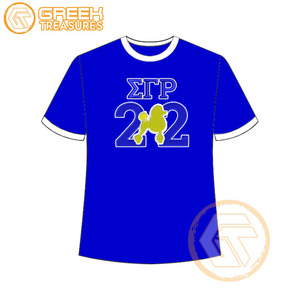 Vente en gros de t-shirt Sigma Gamma Rho pour femmes vêtements de sororité jersey de coton t-shirt respirant de haute qualité vêtements grecs pour femmes - Product Image 2