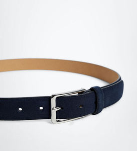Cinturones de Cuero Vacuno de Primera Calidad al por Mayor, Cinturones Casuales Personalizados para Hombre, Color Camel, Hebilla de Aleación de Gamuza, Cinturones Duraderos - Product Image 6