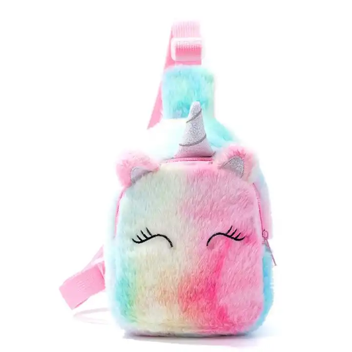 Source 2023 trend Kids Girls Tie Dye Chest Bag Ladies One Shoulder