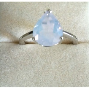 แหวนคริสตัลควอตซ์ธรรมชาติสำหรับผู้หญิงจาก Shah Gems เงินแท้ 925 - Product Image 1