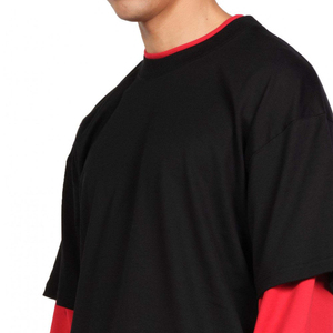 Camiseta de manga larga de doble capa con logotipo personalizado superventas DTG estampado gráfico Vintage High Street tejido Waffle - Product Image 3