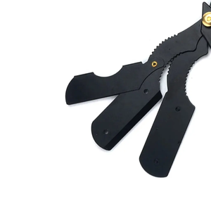 Navaja de Afeitar Profesional de Doble Filo de Acero Inoxidable de Alta Calidad, Plegable, para Barberos Profesionales - Product Image 2