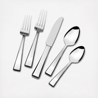 Ensemble de couverts modernes en acier inoxydable plaqué fantaisie, de qualité supérieure, faits à la main, durables, légers, éco-responsables, luxueux et abordables