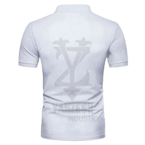 Polo de verano 2023 para hombre, camisetas de manga corta con músculos, último estilo, patrón sólido transpirable hecho de algodón/fibra de Bambú - Product Image 2