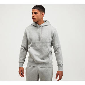Venta al por mayor XXL Hombres 2 piezas Active Wear Set Personalizable 100% Algodón Catiónico Fleece Chándal Tallas grandes Transpirable Ecológico - Product Image 1