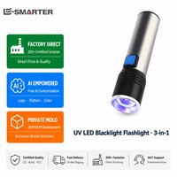 Lampe torche UV LED K31, lumière noire, 365nm 395nm, en alliage d'aluminium
