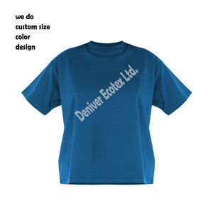 Vente en gros 100% coton T-shirts décontractés Nouvelles tendances Haut uni surdimensionné et lourd à manches courtes T-shirts vierges OEM de grande taille imprimés - Product Image 4