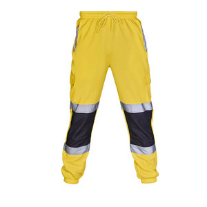 New Arrival <b>Hi</b> <b>Vis</b> Winter Workwear Safety Work <b>Pants</b> for Men Reflective Multi-Pocket Safety Trousers for Men - Product Image 6