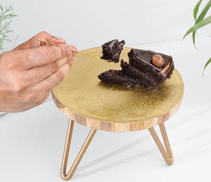 Support à gâteau en métal écologique de haute qualité pour les mariages Home Hotels Restaurants-pour les fêtes en grande quantité - Product Image 6