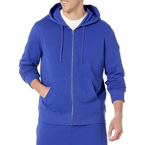 Sudadera con capucha y cremallera para hombre, ropa de calle de calidad superior, ropa de gimnasio personalizada, venta al por mayor, proveedor OEM ODM - Product Image 5