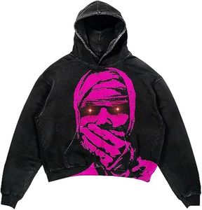 Sudadera con Capucha de Forro Polar con Estampado Tie Dye para Hombre, 100% Algodón, Ecológica, Transpirable y Resistente al Viento - Product Image 4