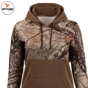 Jersey de caza de manga larga duradero de alta calidad para hombre, sudadera cálida de invierno transpirable para senderismo de camuflaje al aire libre - Product Image 2