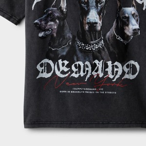 Camiseta gráfica negra personalizada para hombre, ropa de calle, camiseta estampada Vintage de gran tamaño, camiseta informal de algodón de manga corta, ropa a granel - Product Image 2