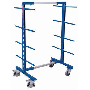Industrial <b>Trolley</b> Bilateral Variofit Arm 400 Kg Capacity 440-1600 X 832 External Dimensions Four-<b>Wheel</b> OEM Customizable - Product Image 1