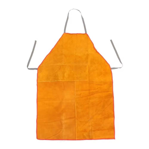Delantal de cuero de soldadura resistente al calor, delantal de herramienta de taller de trabajo, delantal de trabajo resistente con logotipo personalizado - Product Image 4