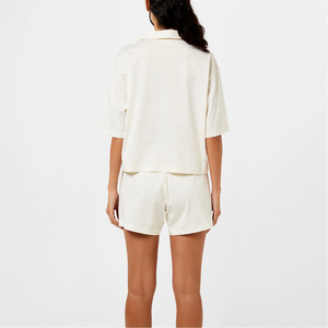 Haut sans manches à col pour femme, chemisier d'été, haut en tricot à manches longues pour femme, chemise de tous les jours, haut à ourlet haut-bas, chemisier tendance - Product Image 3