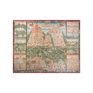 Pichwai Art Green Cotton Cloth <b>Wall</b> Art Tapestry Bohemian Christmas Style Scenic for Home Outdoor Nordic for <b>Wall</b> <b>Decor</b> Ramadan - Product Image 1