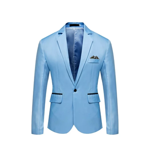 Costume d'affaires pour homme, coupe ajustée, grande taille, service OEM tendance, design personnalisé, boutonnière, respirant, Bangladesh - Product Image 5