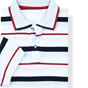 Polos en tricot de polyester à manches courtes de haute qualité pour hommes pour le golf Design personnalisé avec propre marque et logo imprimé motif solide - Product Image 2