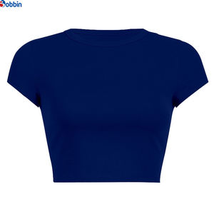 Camisetas Nuevas para Mujer, Camisetas Cortas Estampadas de Verano, Camisetas de Algodón Lisas con Gráficos, Camisetas Cortas de Manga Corta con Cuello Redondo para Mujer - Product Image 2