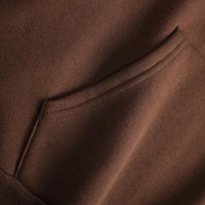 Sudadera con capucha informal para hombre de alta calidad, precio al por mayor, ligera, holgada, de Color sólido con bolsillos delanteros, detalles, Sudadera con capucha duradera para hombre - Product Image 5