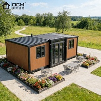 Maison conteneur extensible moderne de 40 pieds pour le marché américain – Villa modulaire préfabriquée, idéale pour Airbnb, villégiature et maisons conteneurs pliables