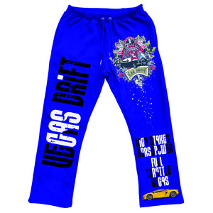 Top qualité sérigraphie Logo pantalons de survêtement poids lourd surdimensionné lavage à l'acide 100% coton survêtement hommes pantalons lavés - Product Image 1