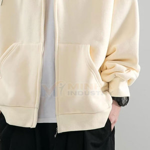 Sudadera con Capucha Extra Grande Informal con Cierre, Perfecta para Combinar en Todas las Temporadas, Sudadera Holgada con Cierre - Product Image 5