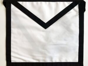 ผ้ากันเปื้อนงานศพผ้าฝ้ายสีขาวลายมาซอนิก แพ็ค 6-12-24-36-48 ชิ้น - Product Image 3