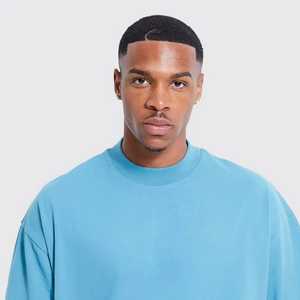 Logo personnalisé graphique hommes unisexe surdimensionné Boxy T-shirt lourd Premium Vintage Streetwear 100% coton - Product Image 3