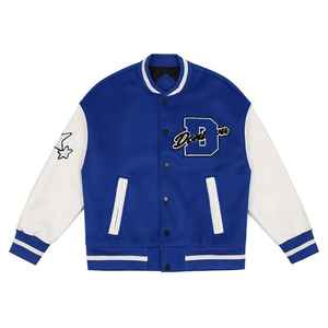 Muestra gratis Chaqueta de béisbol con letras para hombre Chaqueta universitaria de alta calidad Chaqueta de béisbol de peso pesado. - Product Image 1