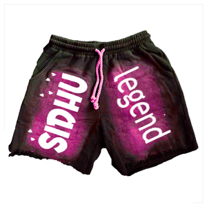 กางเกงขาสั้นครอปสำหรับผู้ชายผ้าคอตตอน100% วินเทจผ้าย่นซีดกรดแสงแดดออกแบบได้เองเทอร์รี่ฝรั่งเศสฤดูร้อน - Product Image 2