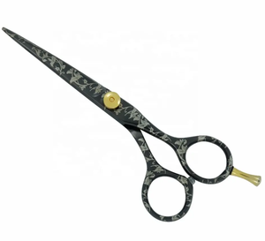 Ciseaux de rasoirs de coiffeur de dernière conception du fabricant professionnel OEM Ciseaux de cheveux en acier inoxydable avec logo personnalisé pour la beauté - Product Image 2