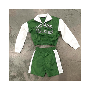 Nouveau design de veste anti-pluie en nylon à capuche pour hommes ensemble coupe-vent patchwork - Product Image 2